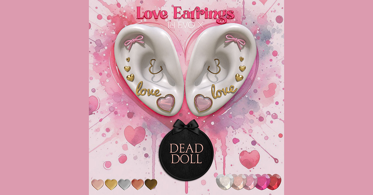 Group Gift Love Earrings at Dead Doll