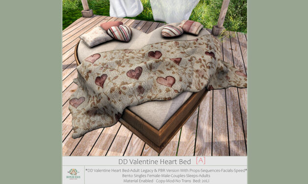 February Group Gift Valentine Heart Bed at Dreamland Designs