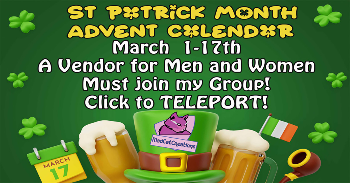 St. Patrick’s Advent Calendar Group Gifts at MadCatCreations