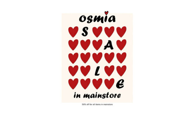 50% Off Storewide Sale at Osmia