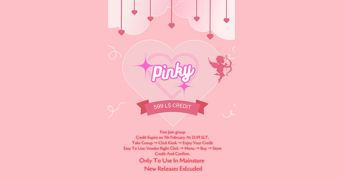 Group Gift 599L Store Credit at Pinky