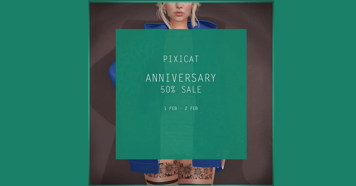 Pixicat 50% Off Anniversary Sale!