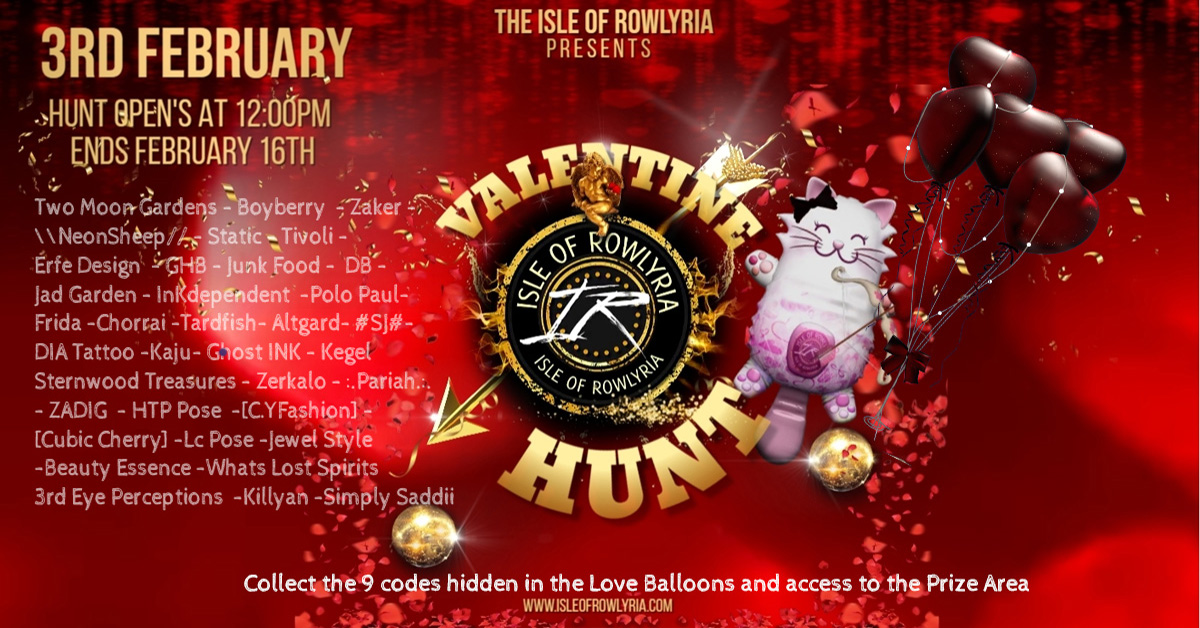 Find Love at the Isle of Rowlyria Valentine Hunt