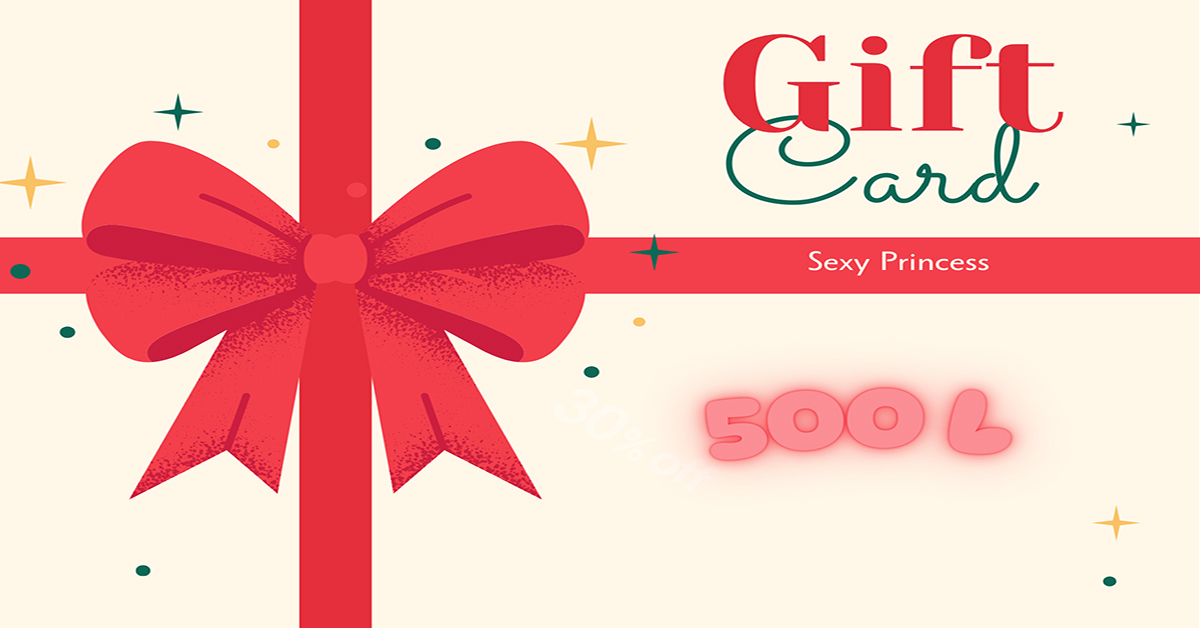 Group Gift 500L Gift Card at Sexy Princess