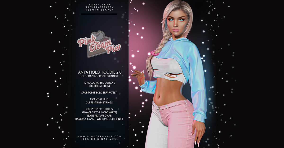 50% Off Anya Holo Hoodie 2.0 at Pink Cream Pie