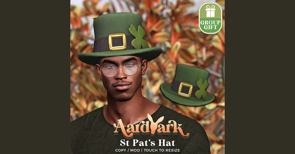 New Group Gift St. Pat’s Hat at Aardvark