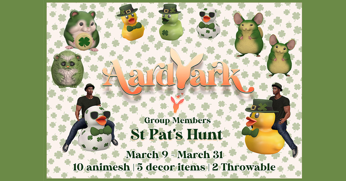 Go Green with the St. Pat’s Hunt at Aardvark!