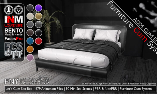 Immerse Yourself in the Let’s Cum Sex Bed at FNY Designs