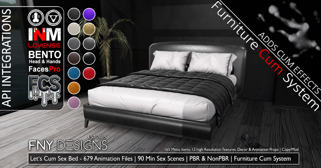 Immerse Yourself in the Let’s Cum Sex Bed at FNY Designs