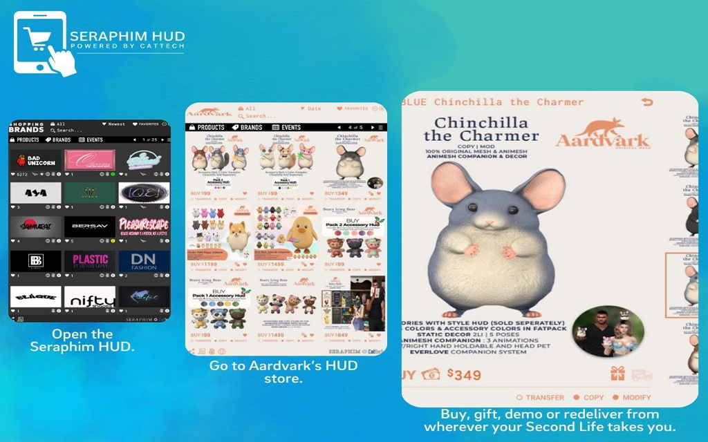 Chinchilla the Charmer by Aardvark – HUD Pick of the Day