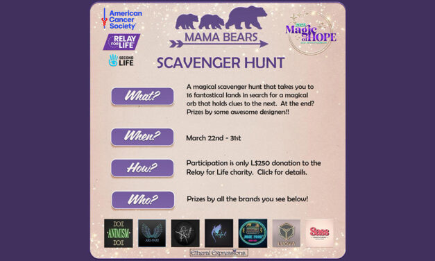 Mama Bears Scavenger Hunt for Charity!